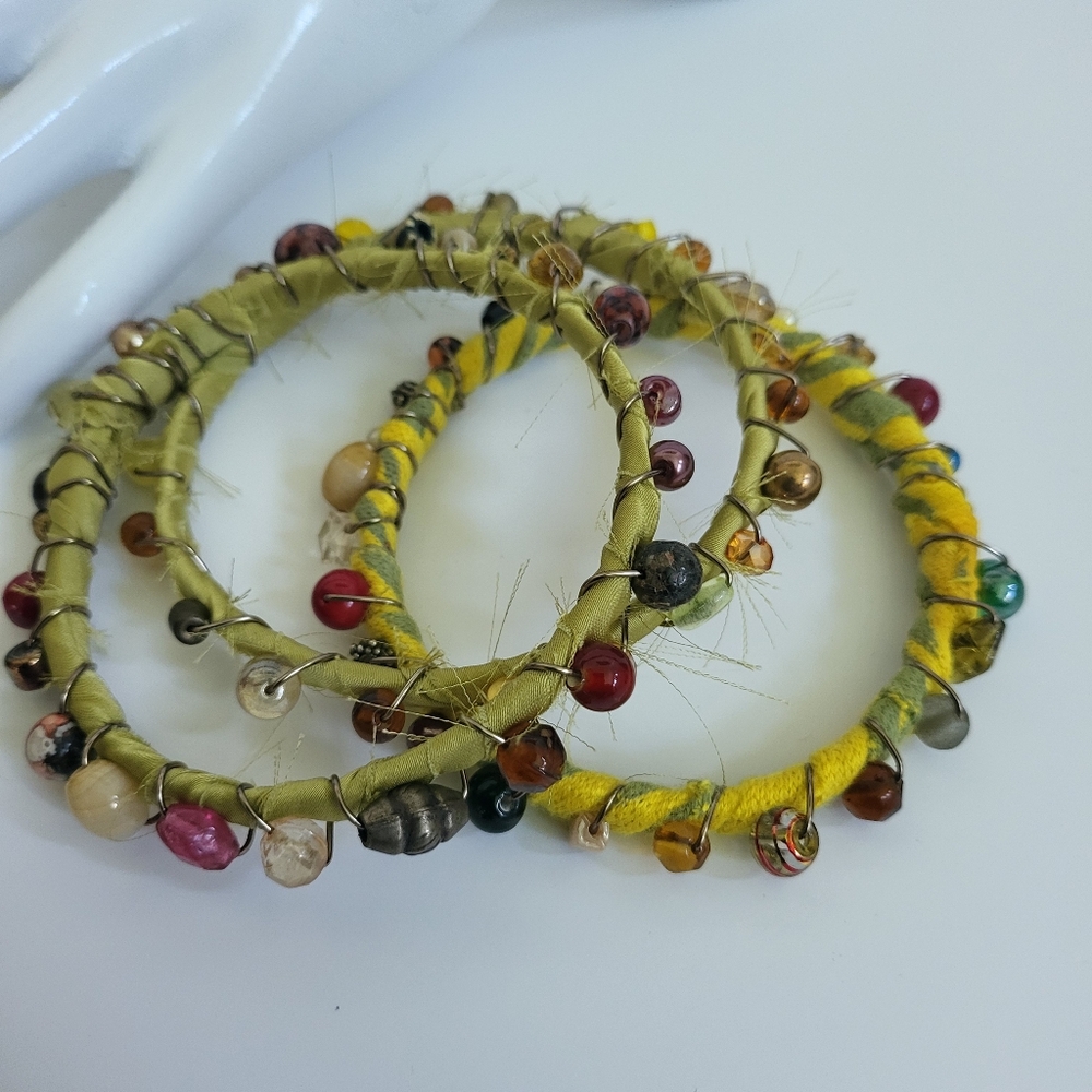 Handcrafted Stack Bracelet Set - Picture 6 of 10